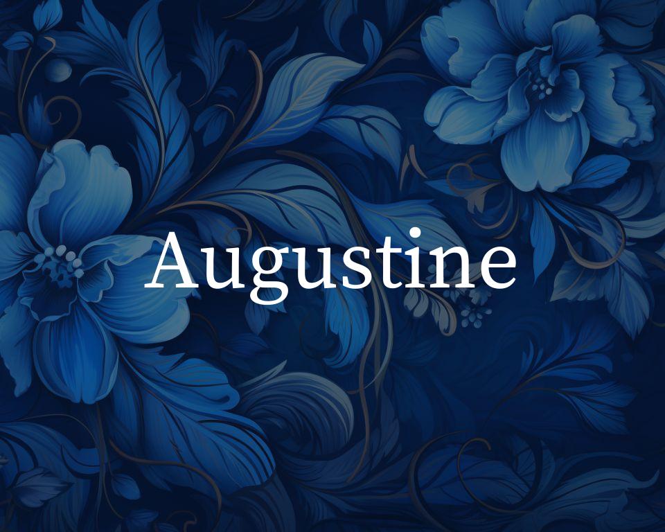 What Is The Spiritual Meaning Of The Name Augustine?