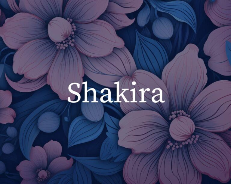 What Is The Spiritual Meaning Of The Name Shakira 
